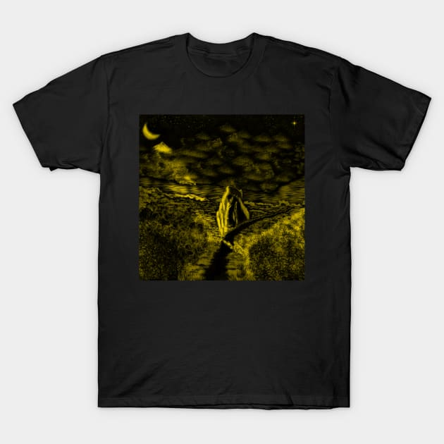 Yellow Scape T-Shirt by Dapperdanz